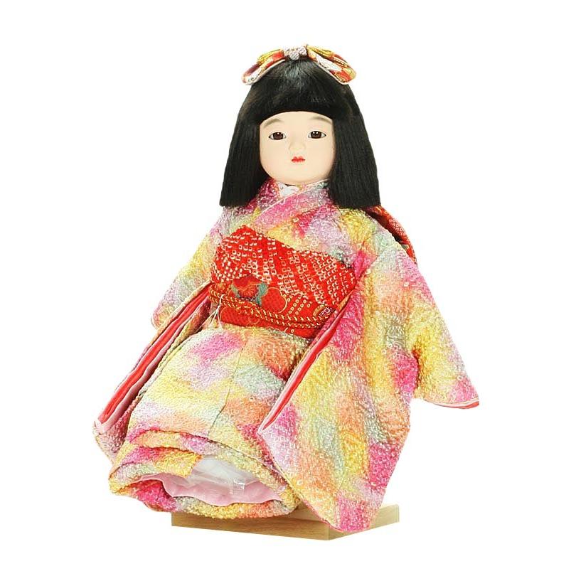 市松人形 抱き人形 おしゃれで可愛いお顔の 童人形 座り台座付き 10号 遊 580 Prettyfunnyballoons Com