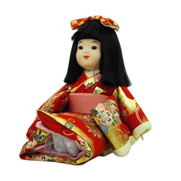 公式 グッズ 市松人形　抱き人形　9号　いちまつ人形 京9号座りおさな 【2857443152】(14850円)