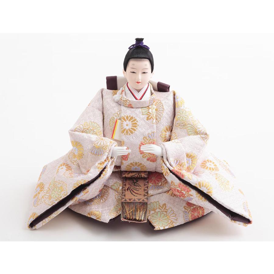 久月 雛人形 ひな人形 お祝い コンパクト 収納飾り 五人飾り 三段飾り