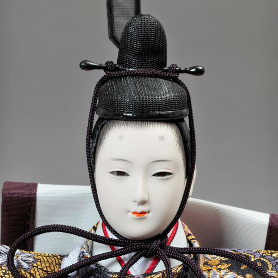 久月 雛人形 ひな人形 お祝い 収納飾り 収納式 段飾り 西陣織 金襴 皇