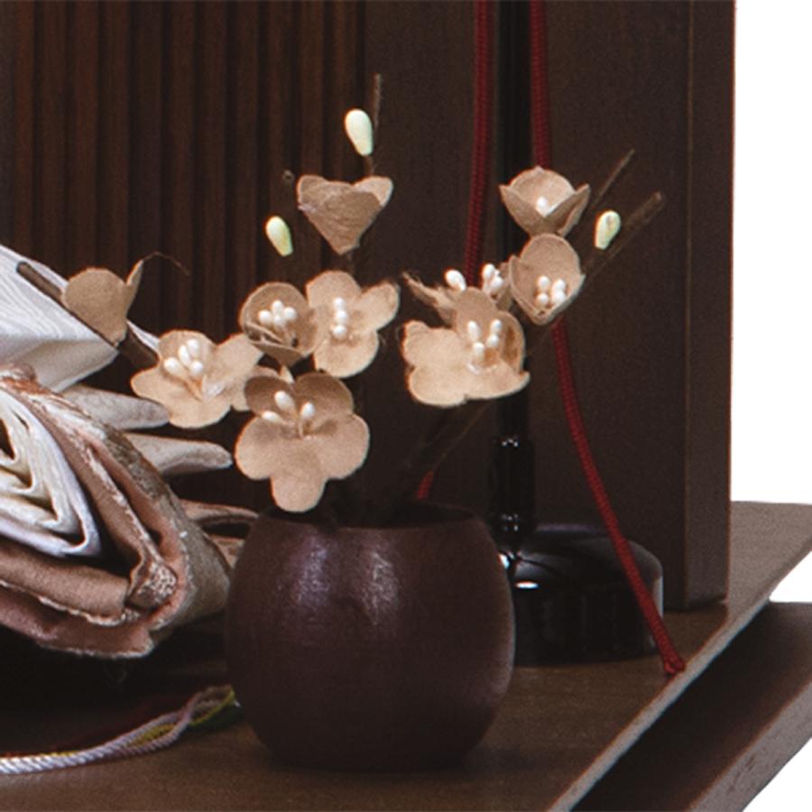 雛人形 コンパクト 白色 おしゃれ かわいい ひな人形 モダン 初節句 お雛様 ミニ お祝い 親王飾り 平飾り ゆな 304459 2026_10