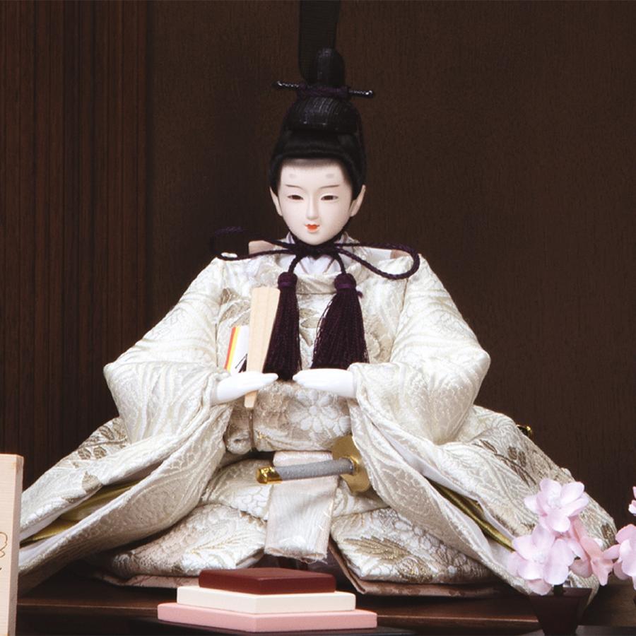 雛人形 コンパクト 白色 おしゃれ かわいい ひな人形 モダン 初節句 お雛様 ミニ お祝い 親王飾り 平飾り ゆな 304459 2026_3