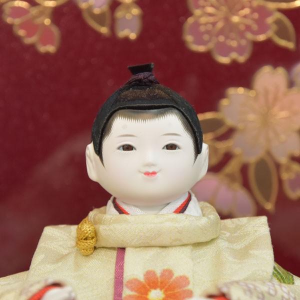 雛人形 京友禅 ひな人形 5人飾り 幼顔 お雛様 初節句飾り お祝い 46t 雛人形