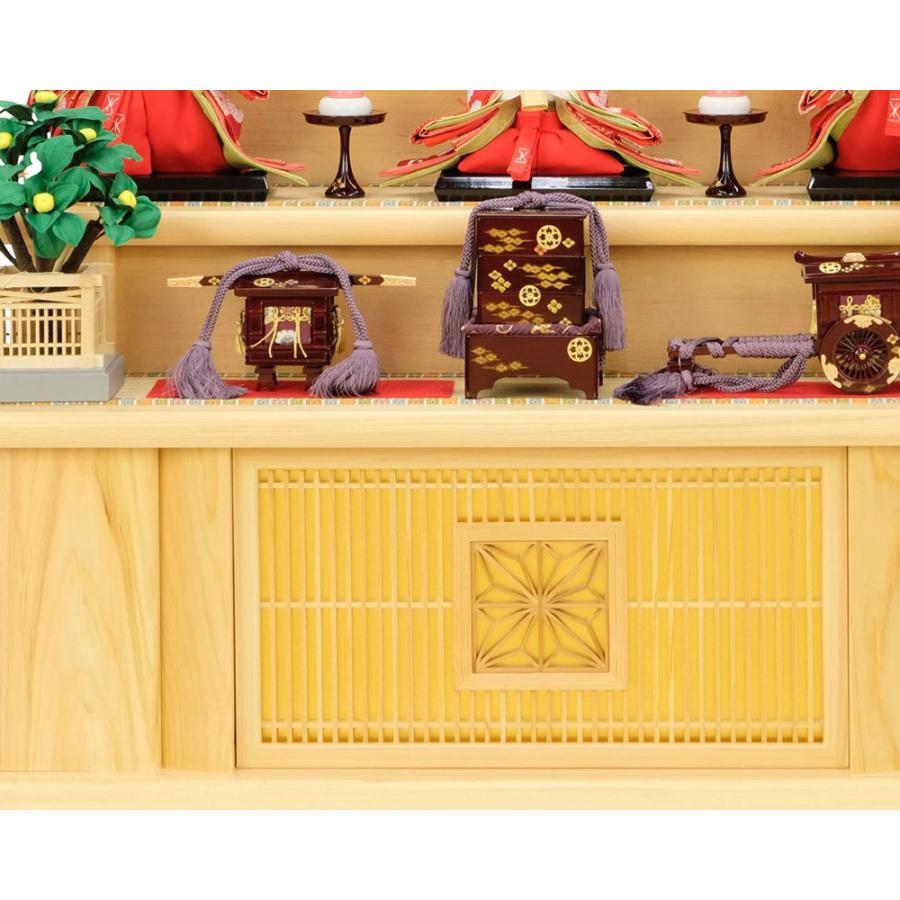 動作確認 雛人形 ひな人形 お祝い 三段飾り 3段飾り 五人飾り 5人飾り おしゃれ かわいい おしゃれ 可愛い 【LWH4087005193】(144936円)