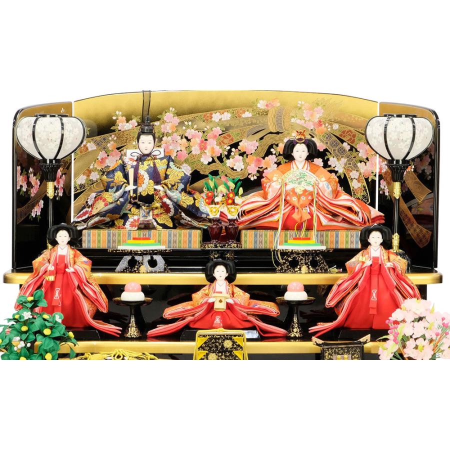 雛人形 ひな人形 お祝い 三段飾り 3段飾り 五人飾り 5人飾り おしゃれ かわいい おしゃれ 可愛い 雛人形