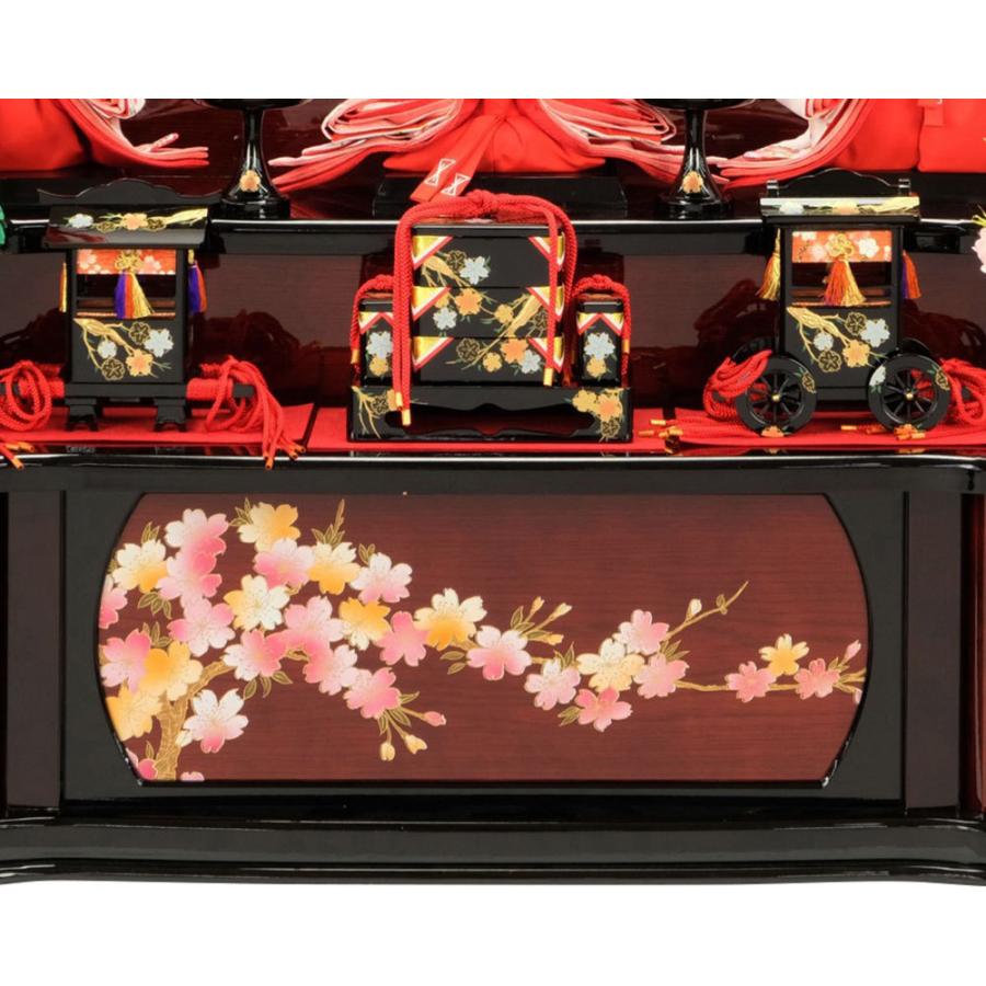 【値下げ⭕️】 雛人形 ひな人形 お祝い 三段飾り 3段飾り 五人飾り 5人飾り おしゃれ かわいい おしゃれ 可愛い 【IQY3115500617】(110484円)