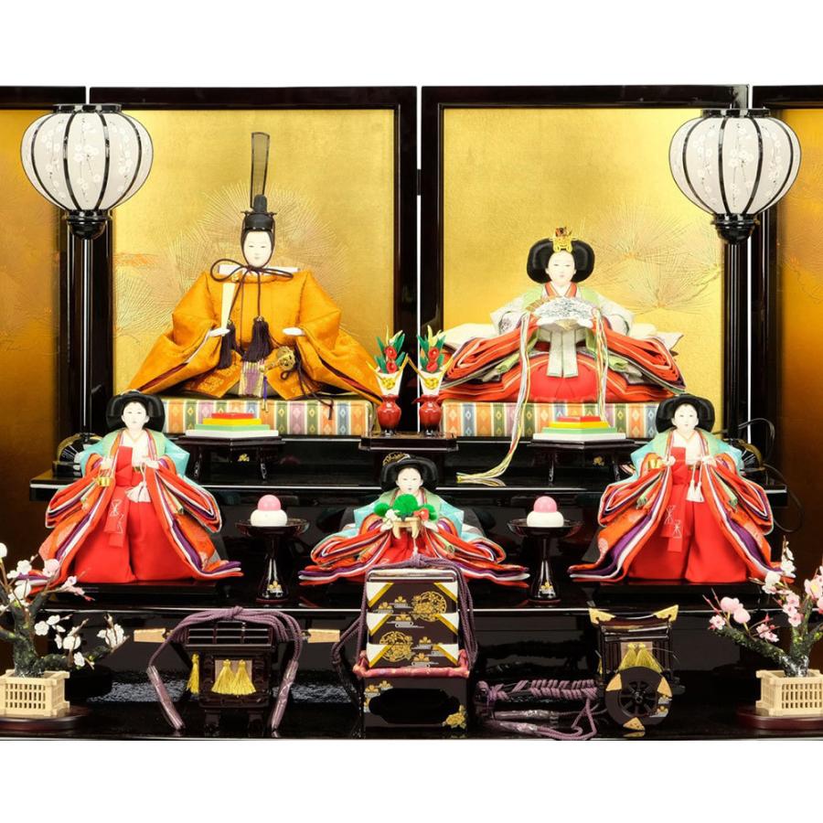 【限定品】 雛人形 ひな人形 お祝い 三段飾り 3段飾り 五人飾り 5人飾り おしゃれ かわいい おしゃれ 可愛い 【HO2879139158】(102102円)