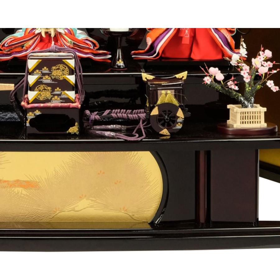 【限定品】 雛人形 ひな人形 お祝い 三段飾り 3段飾り 五人飾り 5人飾り おしゃれ かわいい おしゃれ 可愛い 【HO2879139158】(102102円)