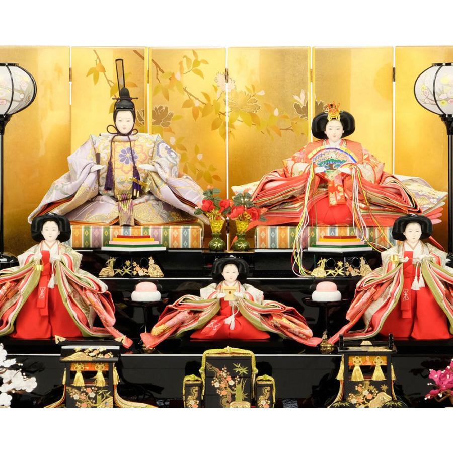 【売り切りお値下げ】 雛人形 ひな人形 お祝い 三段飾り 3段飾り 五人飾り 5人飾り おしゃれ かわいい おしゃれ 可愛い 【EIM3057181902】(108416円)
