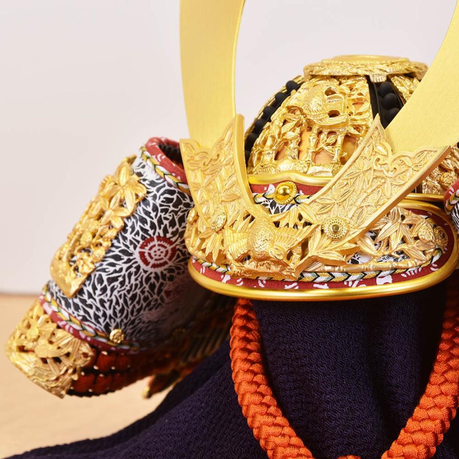 五月人形 5月人形 コンパクト 収納飾り 総檜 竹雀雄山 兜飾り 伝統工芸