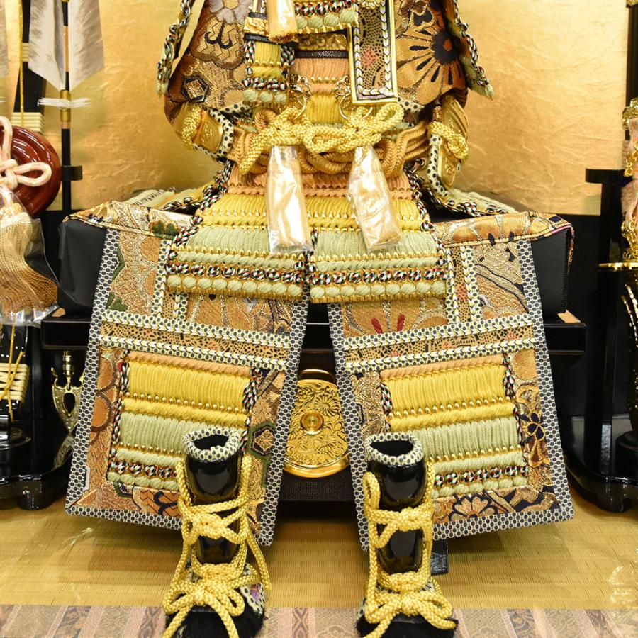 五月人形 コンパクト 久月作 お祝い 鎧飾り 平飾り 大鎧飾り 金 カッコ
