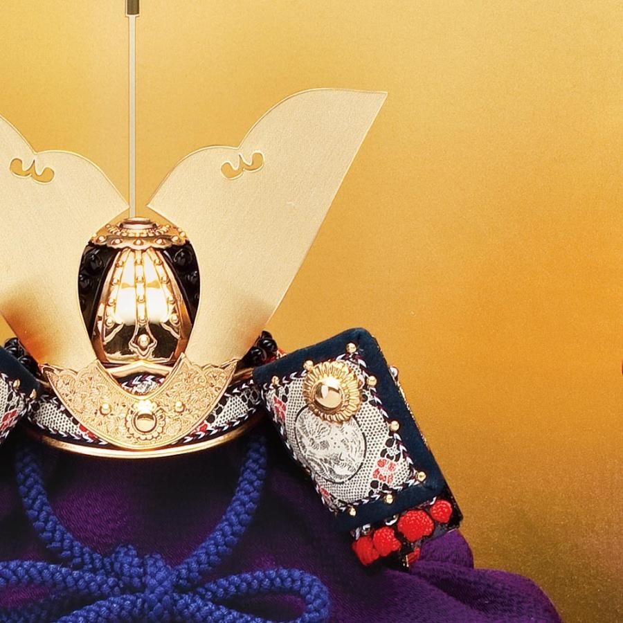 五月人形 真多呂人形作 兜飾り 加藤一胄作 四分の一 金小札 兜飾り