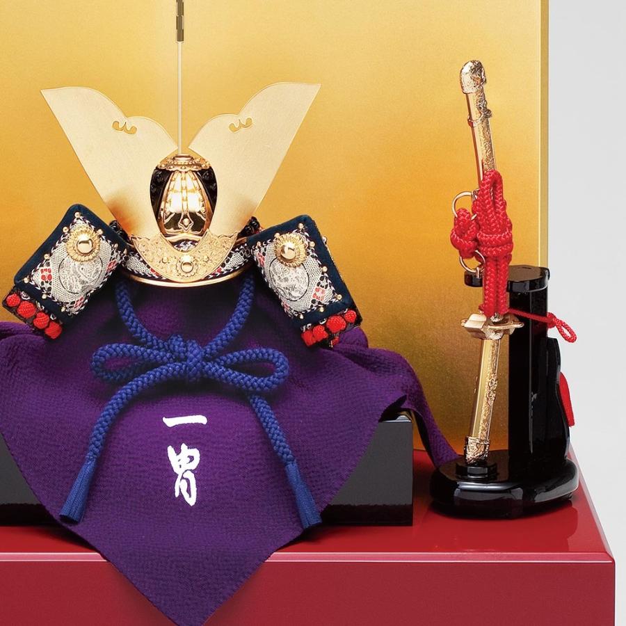 五月人形 真多呂人形作 兜飾り 加藤一胄作 四分の一 金小札 兜飾り