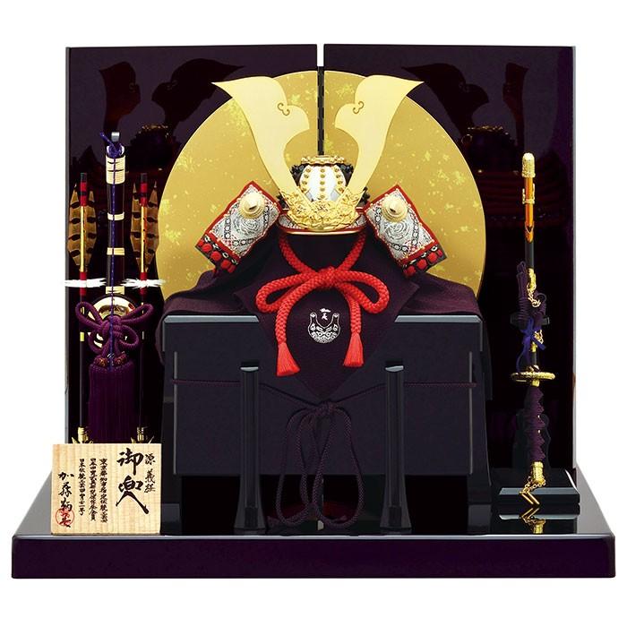 安い販売中 五月人形 加藤鞆美 兜飾り コンパクト かぶと 平飾り 源義経 兜 1 3 二曲飾り 海外 注文 Ssl Daikyogo Or Jp