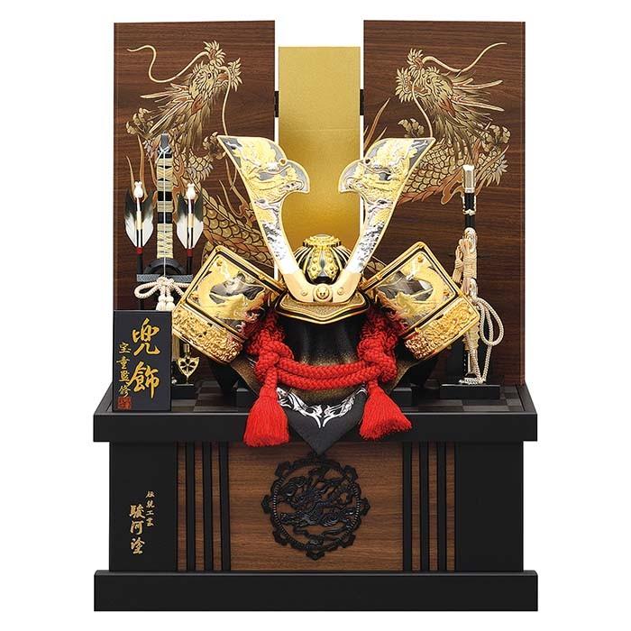 安い購入 五月人形 収納飾り 兜飾り かぶと コンパクト 兜飾り かわいい かぶと おしゃれ コンパクト 金竜大鍬 兜 12号 収納飾り 木製ウッドブラインドのオルサン 7ed Slen Ir
