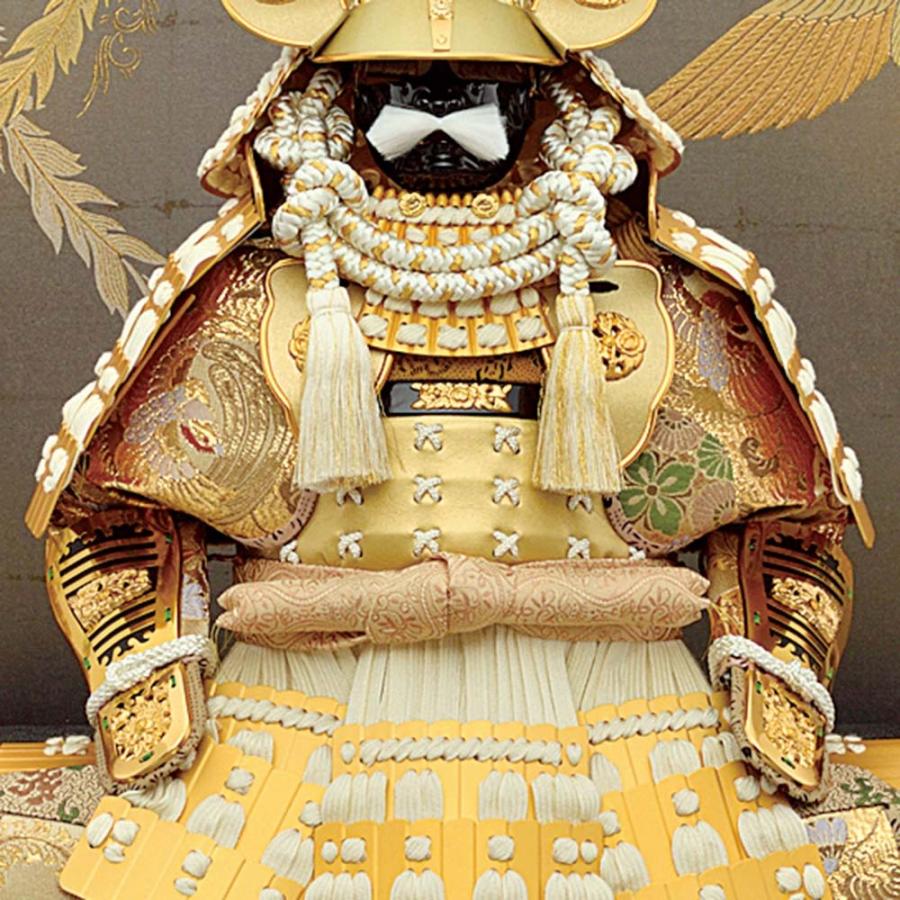ふるさと割 10号 鎧飾り コンパクト 五月人形 御祝 5月人形 3万円以上 初節句飾り 送料無料 五月人形 黄金徳川鎧 インテリア 豪華 カッコいい モダン 武将 おしゃれ 二曲飾り 五月人形 Smssvg Org