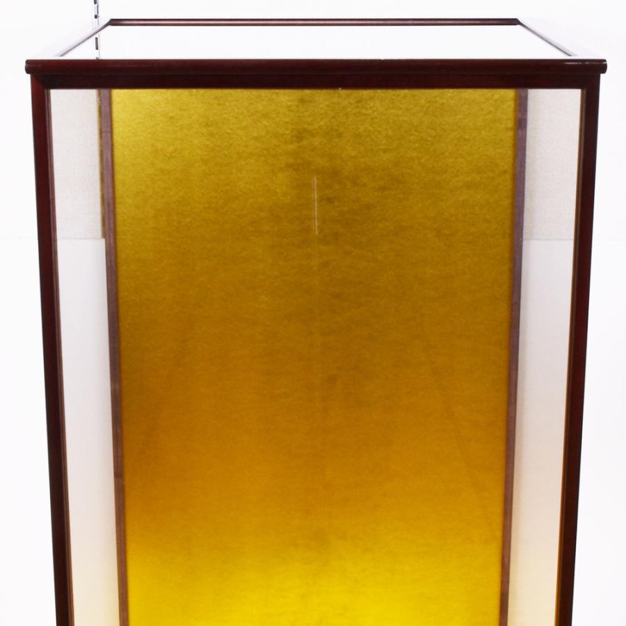 日本製 人形ケース ガラス人形ケース ガラスケース 雛人形ケース 五月人形ケース 戸付 15号花梨 幅 間口45奥行40高75cm ガラス寸法 内計り 代引不可 Www Grupors Net Br