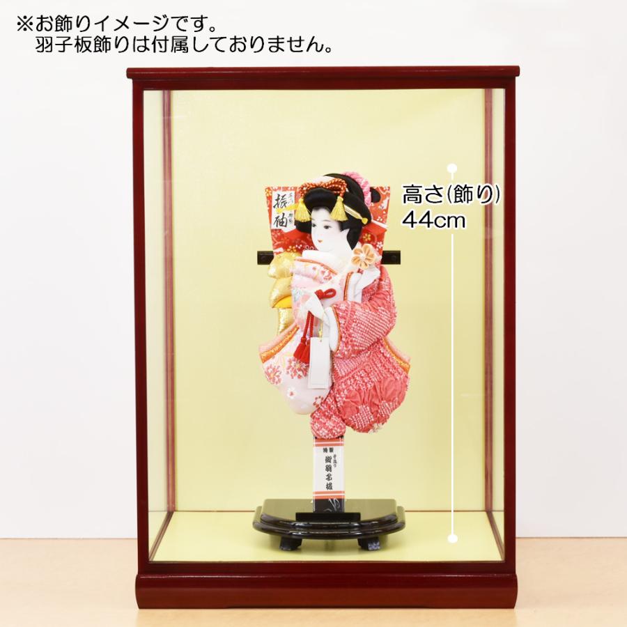 人形ケース ガラス人形ケース 幅 間口40奥行35高55cm(ガラス寸法）内