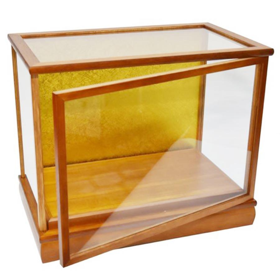 人形ケース ガラス人形ケース 幅 間口40奥行21高30cm(ガラス寸法）内