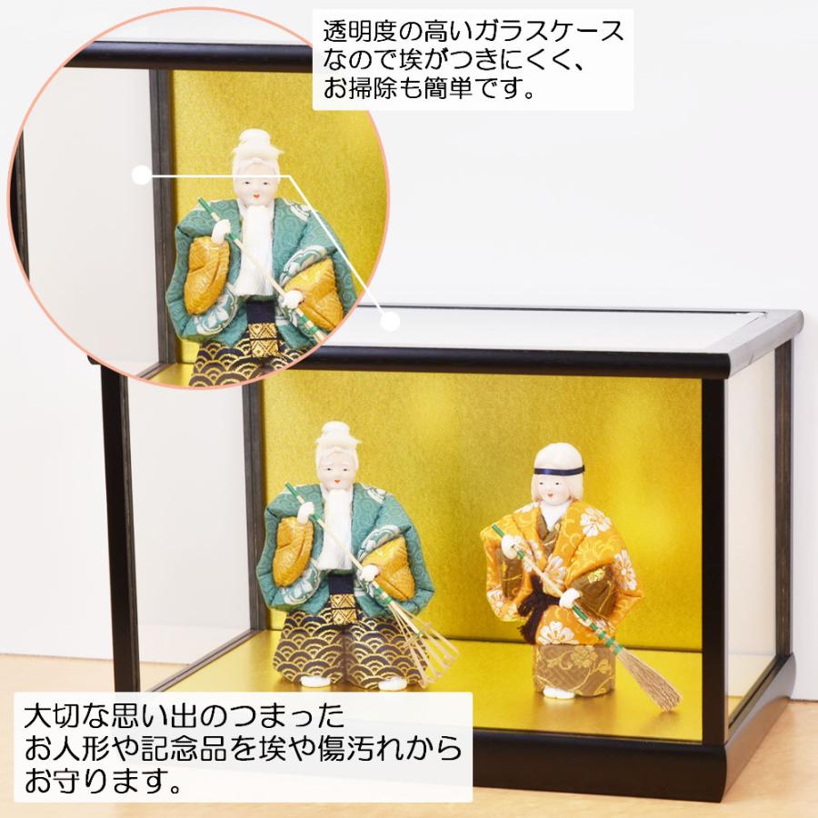 人形ケース ガラス人形ケース 幅 間口30奥行20高18cm(ガラス寸法）内