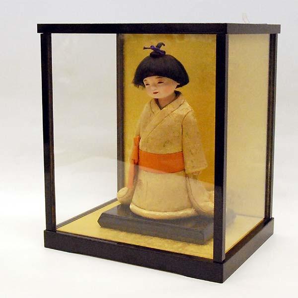 五月人形 童人形 子供人形 日本人形 木目込人形 無我 ケース入り