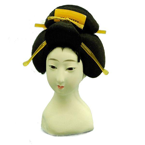 顔 手芸品 部品 八寸 芸者 【ｃｍ】