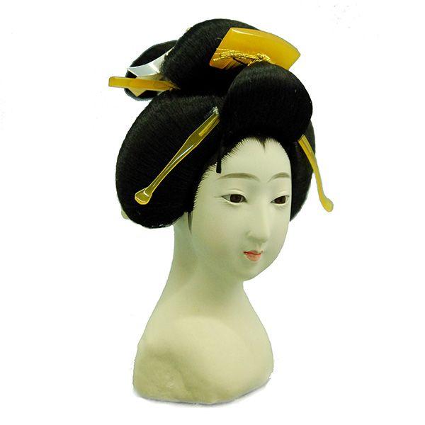 顔 手芸品 部品 八寸 芸者 【ｃｍ】