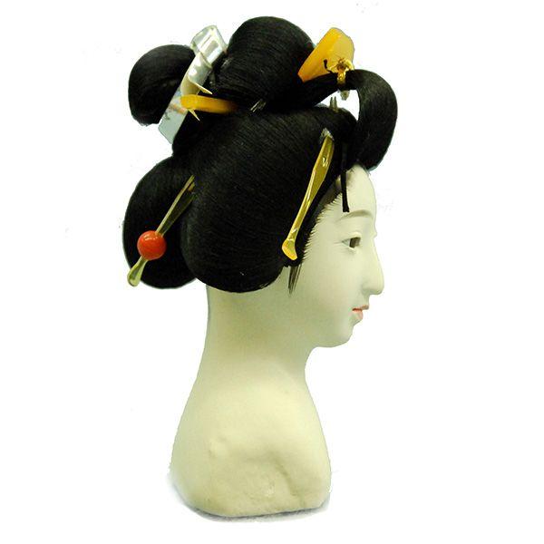 顔 手芸品 部品 八寸 芸者 【ｃｍ】