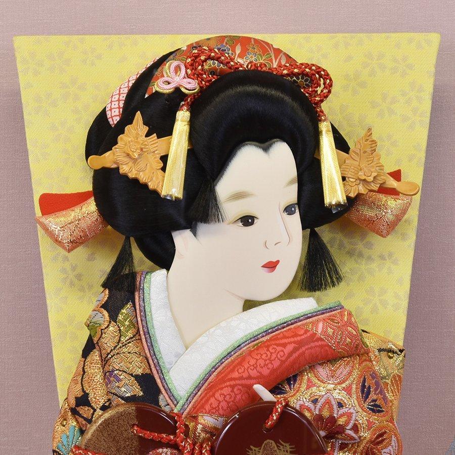 羽子板 お祝い 羽子板飾り 金襴 押絵羽子板 18号 ケース飾り 可愛い