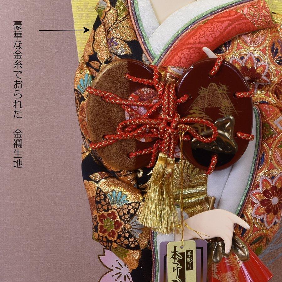 18号　金彩　汐　夢寿美　羽子板飾り　ケース入り 18号 金彩 汐 夢寿美 羽子板飾り ケース入り 羽子板 初正月 花飾り(9