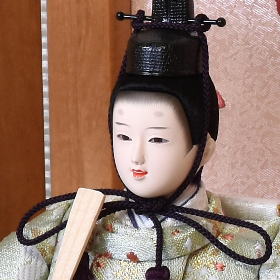 雛人形 コンパクト お祝い 収納飾り 遥 ひな人形 親王飾り お雛様 木目
