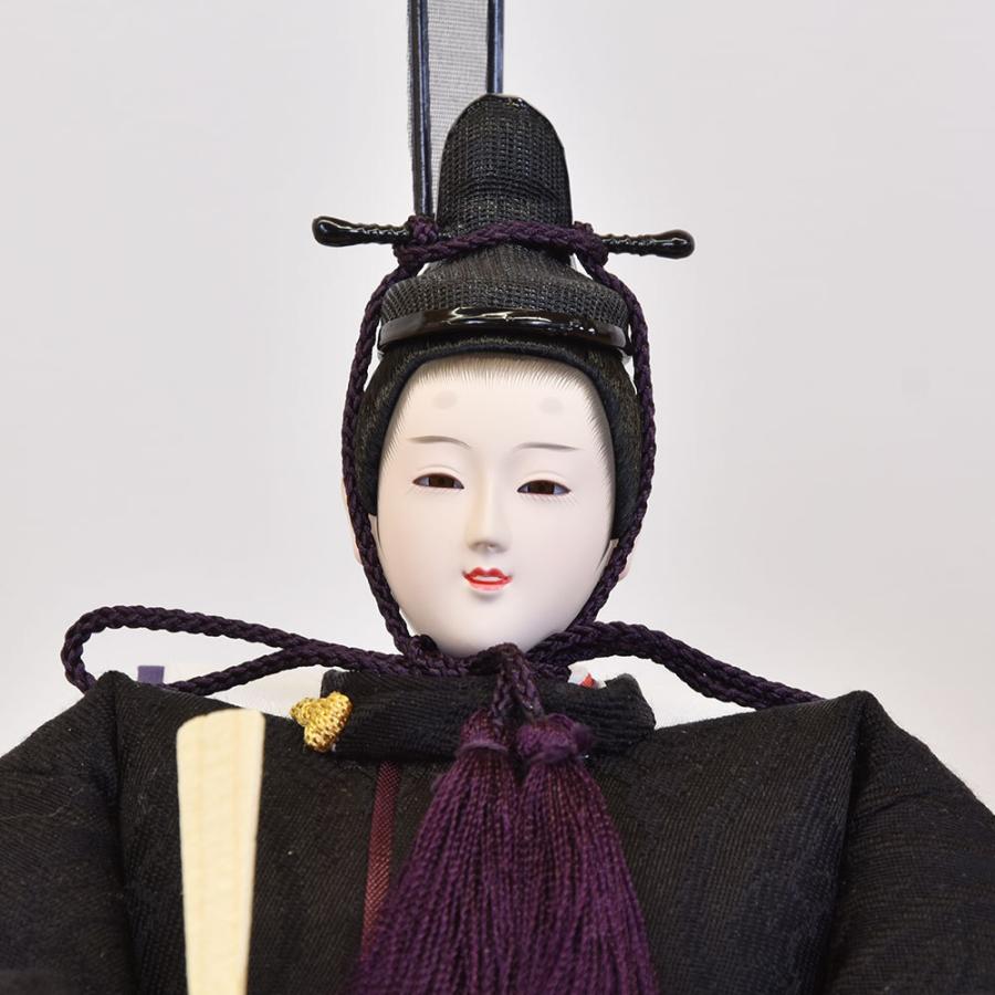 雛人形 立雛 ケース飾り ひな人形 黒親王 立ち雛 お雛様 おしゃれ