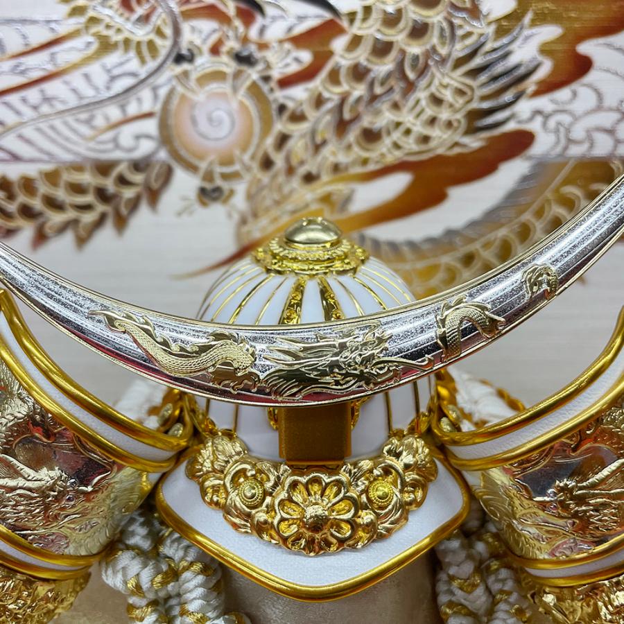五月人形 コンパクト ケース飾り アクリル  名将 武将 伊達 政宗 兜飾り かぶと 5月人形 兜 白 弓 太刀 付き おしゃれ モダン かっこいい 2025 |  | 07