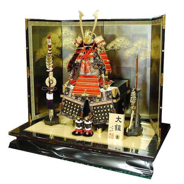 五月人形 鎧飾り 平安一水13号 鎧平飾り 5月人形 京鎧 yoroi90