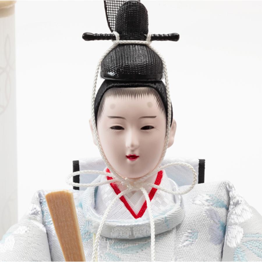 久月 雛人形 ひな人形 親王飾り アクリルケース 白木 花付 久月 雛人形 ひな人形 親王飾り アクリルケース 白木 花付