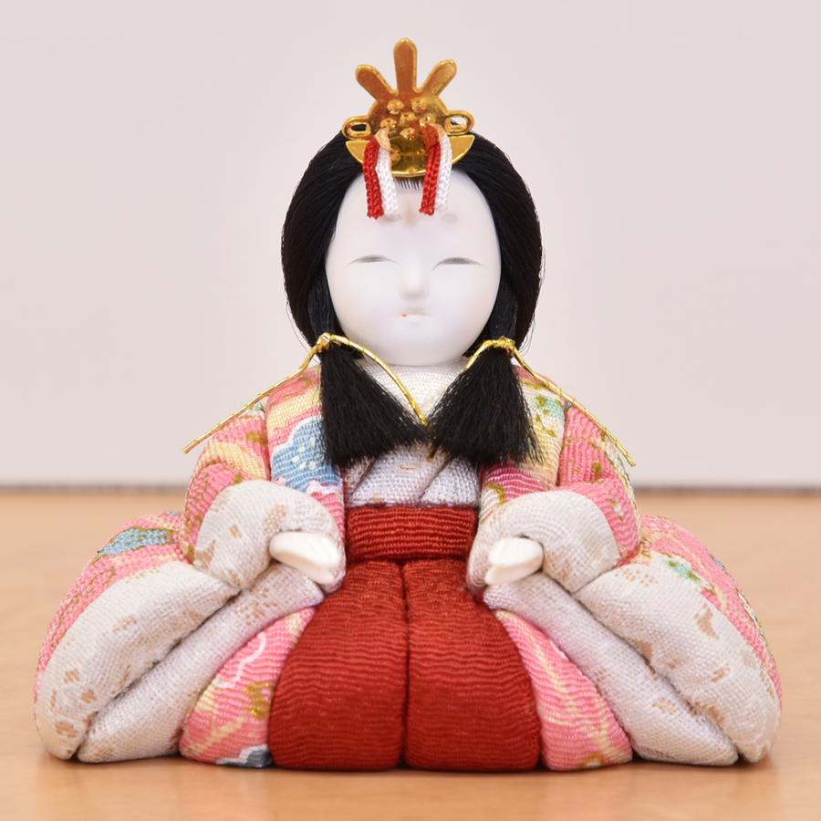 雛人形 ケース飾り 木目込み 一秀 ひな人形 かわいい 親王飾り