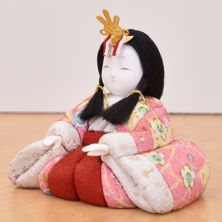 雛人形 ケース飾り 木目込み 一秀 ひな人形 かわいい 親王飾り