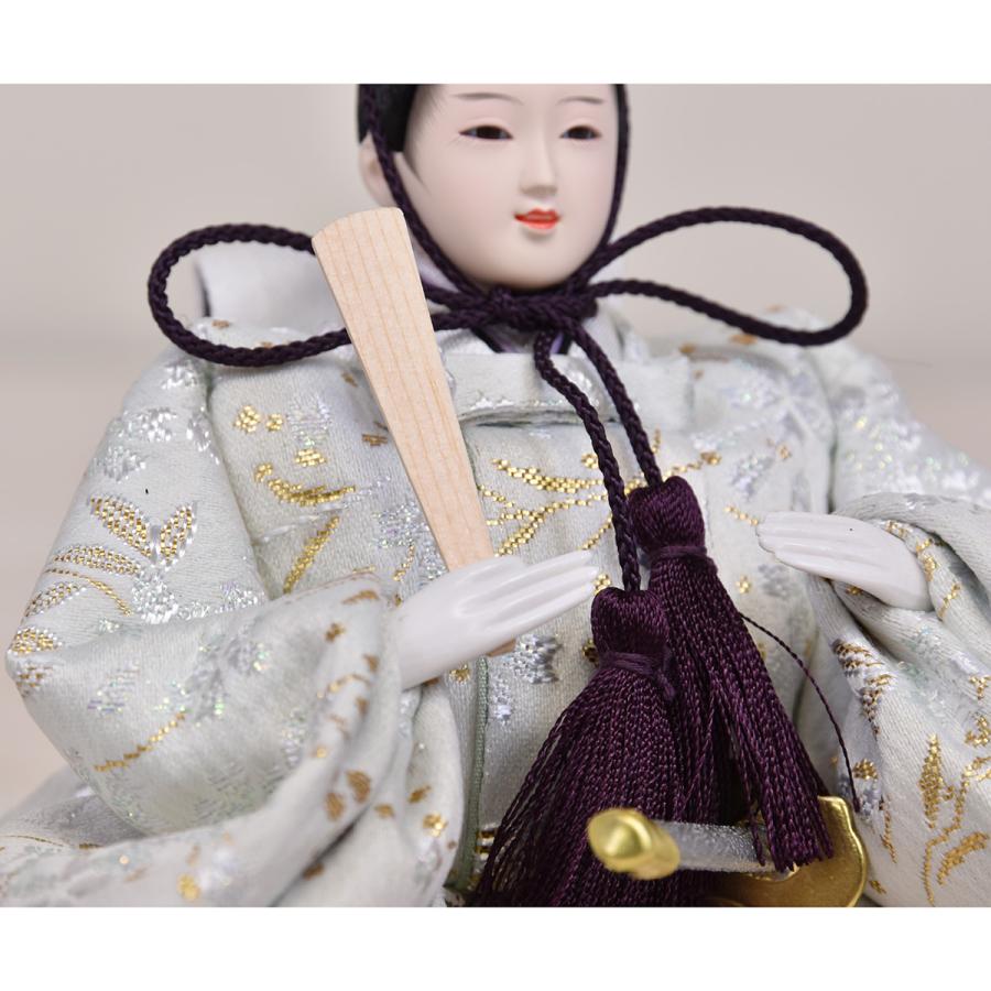 久月 雛人形 ケース飾り コンパクト かわいい マンション モダン 淡緑