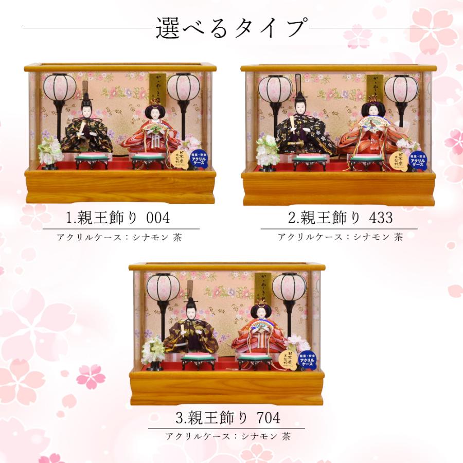 雛人形 コンパクト ケース飾り 今どき 可愛い おしゃれ ミニ ひな人形