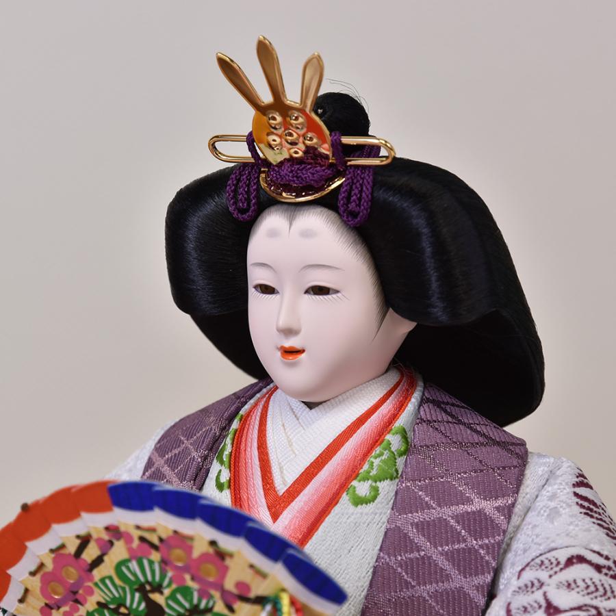 雛人形 ケース入り コンパクト 選べる 木目 白 黄呂 紺 ひな人形