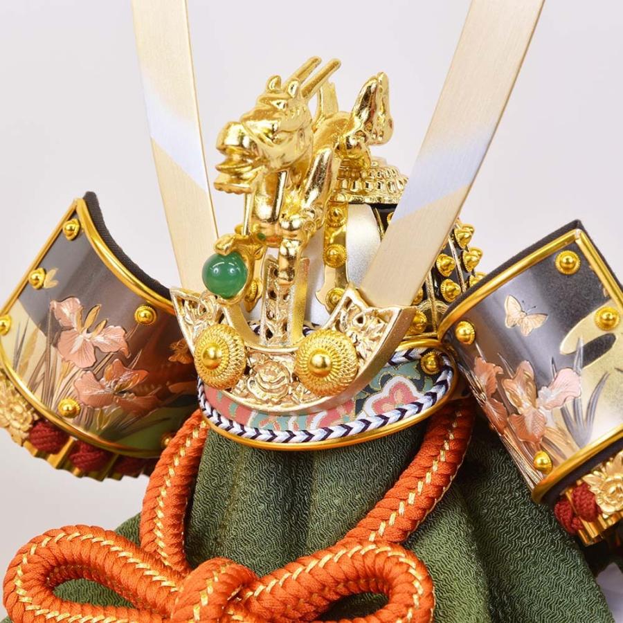 五月人形 コンパクト 兜飾り 久月作 大鍬兜 おしゃれ カッコいい