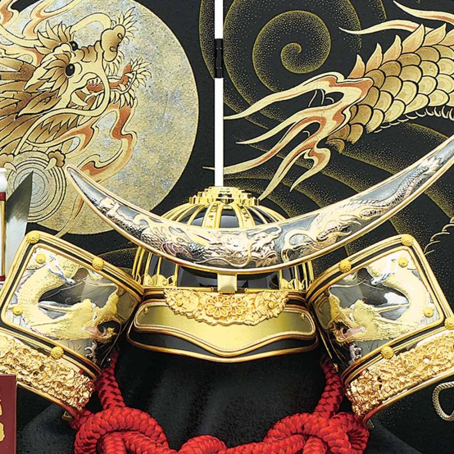 五月人形 着用 コンパクト 収納飾り 伊達 着用兜 兜飾り 20号 伊達政宗