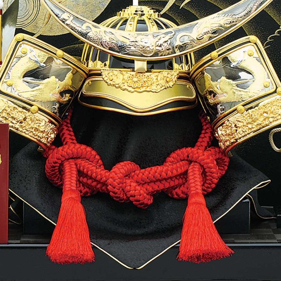 五月人形 着用 コンパクト 収納飾り 伊達 着用兜 兜飾り 20号 伊達政宗