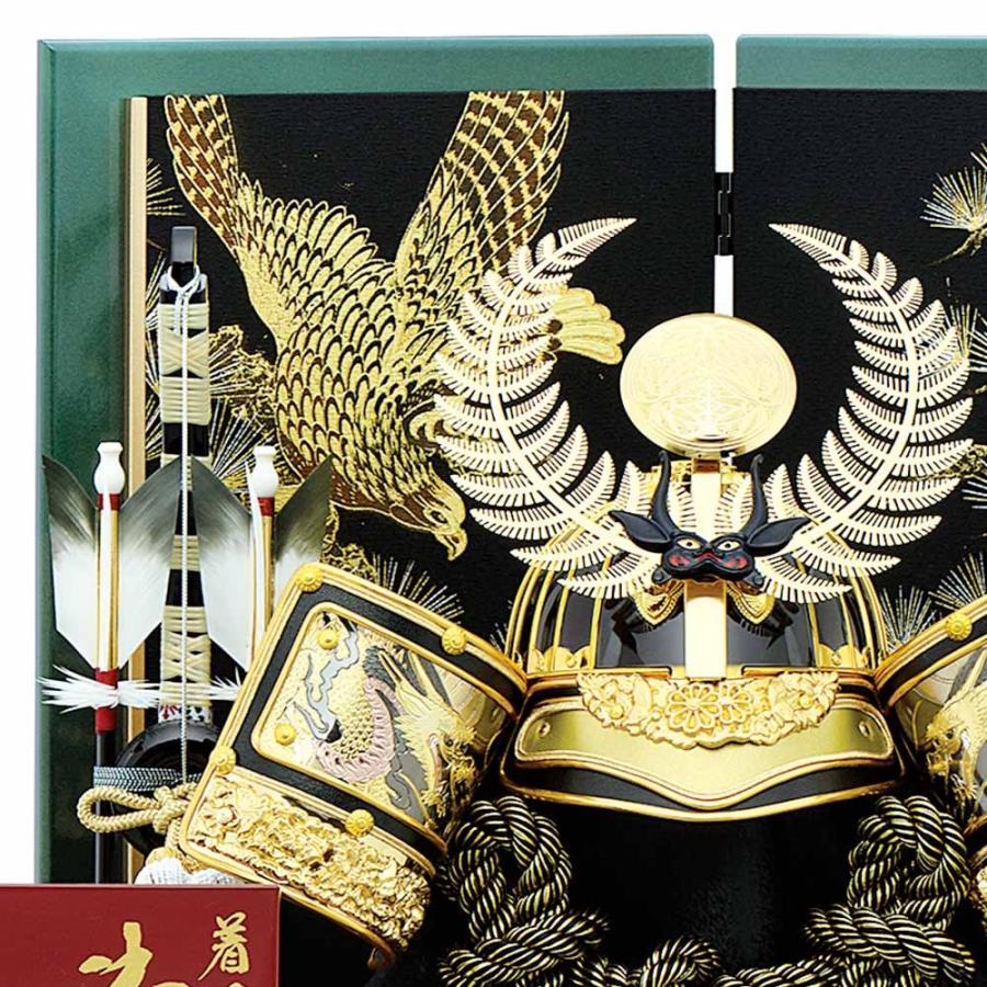 五月人形 5月人形 兜飾り 収納式 20号 徳川家康 金徳川着用兜 収納飾り