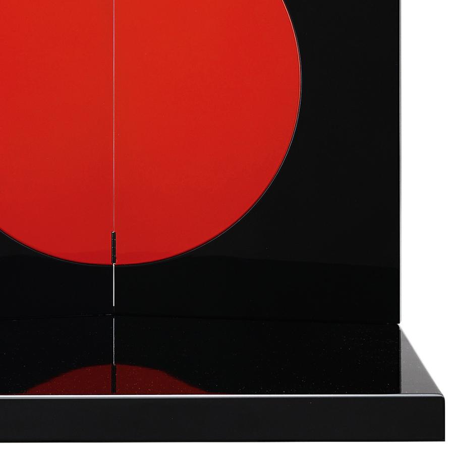 五月人形 5月人形 屏風 飾り台付き 15号 勇将屏風 真朱円 飾り台 18号