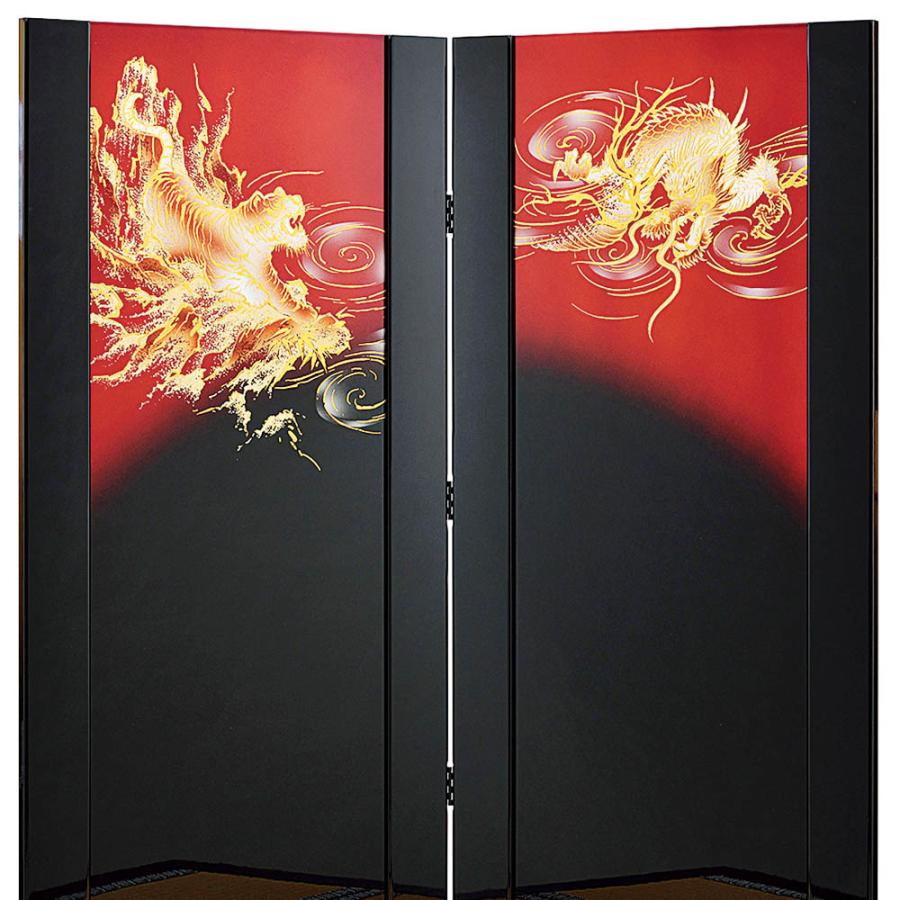 超特盛ミラクルプライス 五月人形 5月人形 屏風 飾り台付き 屏風 22号 袖枠屏風竜虎 飾り台 30号 赤留中床台 おしゃれ 2022 a5matu22-184-22 【HOV8311758446】(29476円)