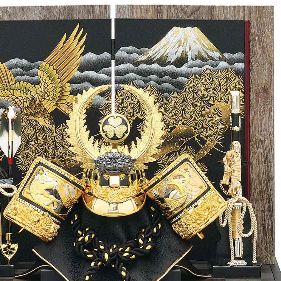 五月人形 コンパクト 徳川 収納飾り 兜飾り 12号 徳川家康 兜 松鷹