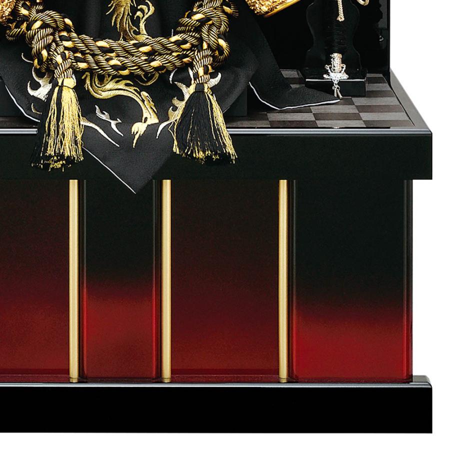 五月人形 コンパクト 着用 収納飾り 徳川 兜 収納式 25号 徳川家康