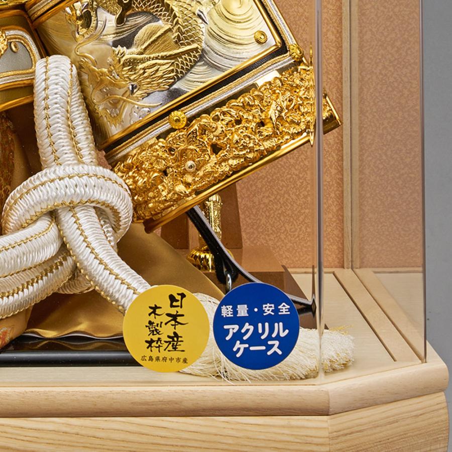 五月人形 ケース飾り 着用かぶと 兜飾り 伊達政宗 着用 六角 五月人形 ケース飾り 着用かぶと 兜飾り 伊達政宗 着用 六角
