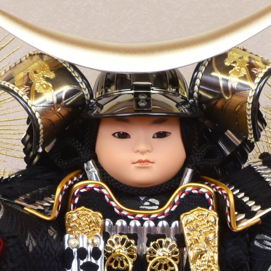 五月人形 ケース飾り 伊達政宗 子供大将 伊達 銀 205-909 銀色